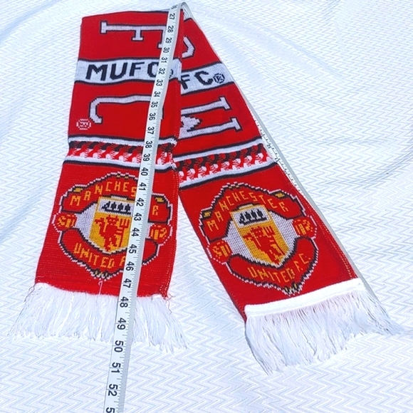 🇬🇧Manchester United Football Club Scarf 50 inches 127cm - Picture 5 of 12